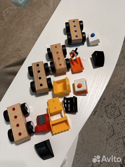 Машинки деревянные конструктор IKEA