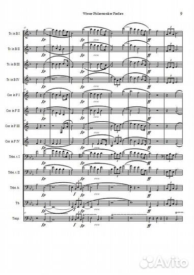 Профессиональный набор нот