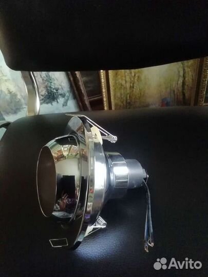 Светильник встроенный хром