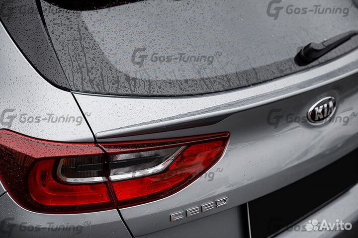 Спойлер нижний лезвие GT-Line на KIA Ceed CD