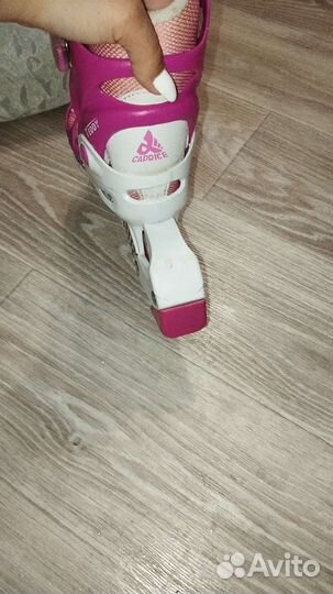 Роликовые коньки caprice стелька 16,5 см