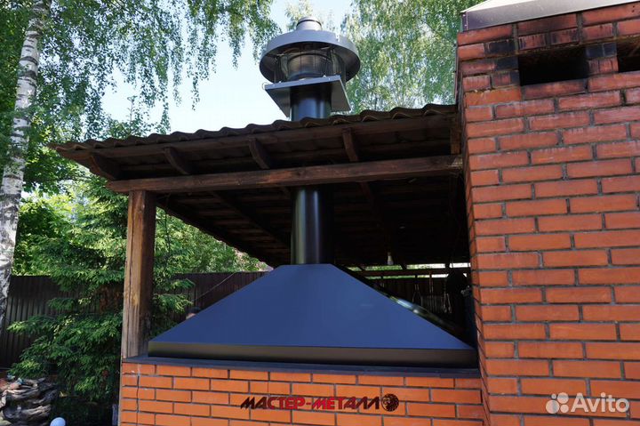Вытяжной зонт оцинковка. Вытяжка для ресторанов