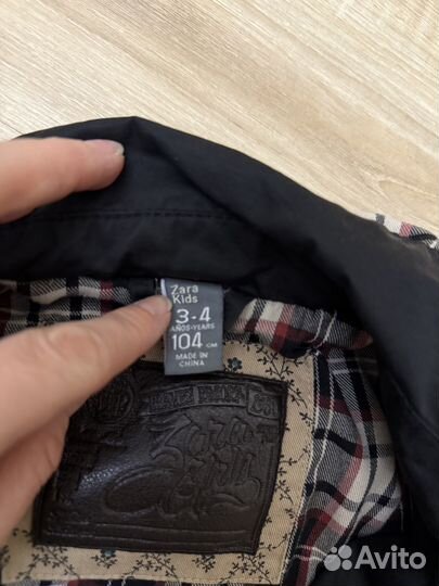 Тренч «Zara kids” 3-4 года