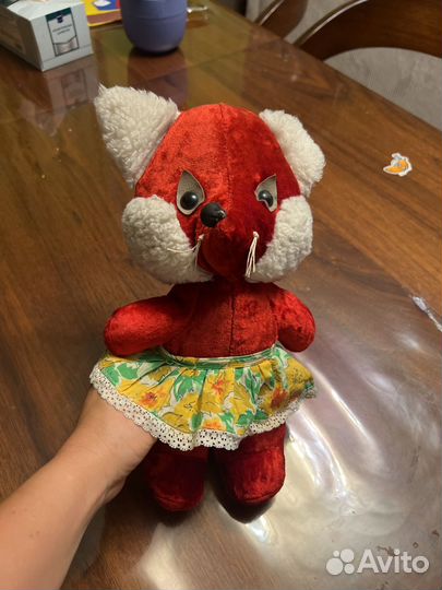 Мягкая игрушка времен СССР -лисичка