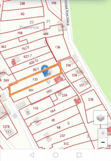 Участок 8,8 сот. (СНТ, ДНП)