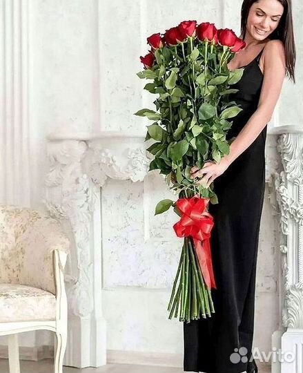 Высокие розы 150 160 170 180 190см доставка Москва