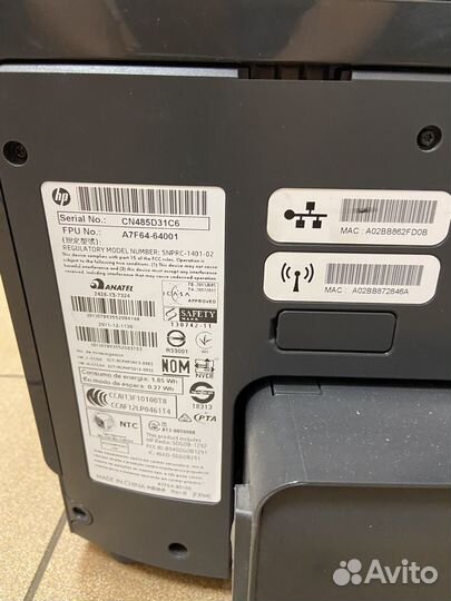 Мфу HP Officejet Pro 8610. без картриджей