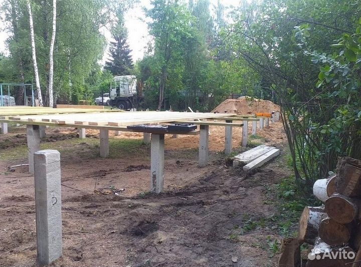 Сваи железобетонные под ключ установка