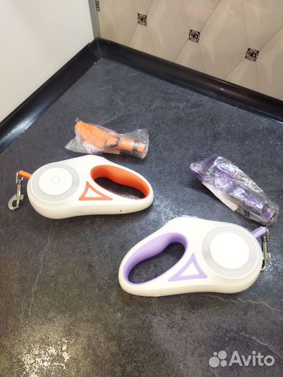 Поводок-рулетка с фонариком