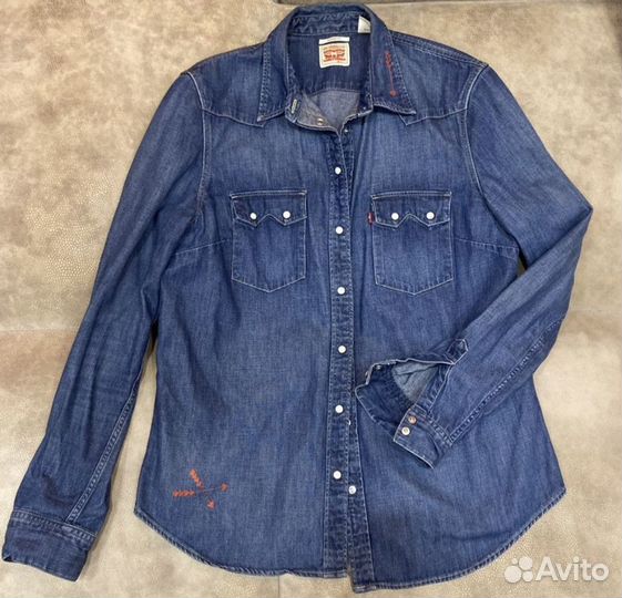 Джинсовая рубашка Levis женская
