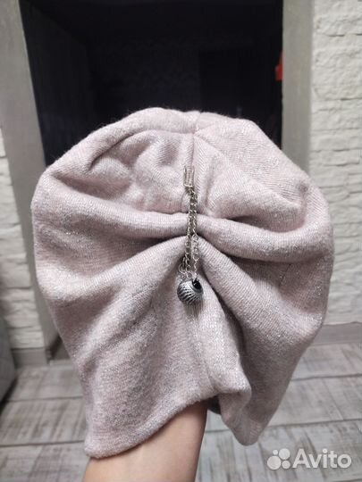 Комплект шапка и снуд женский