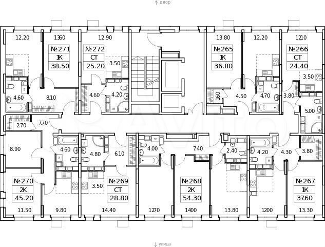 1-к. квартира, 30,7 м², 5/6 эт.