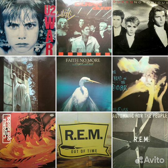 Виниловые пластинки. Зарубежный поп-рок ч.2