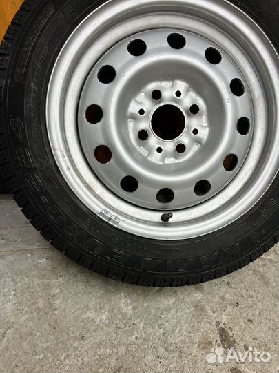 Штампованные диски с шинами