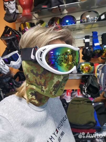 Маска горнолыжная камуфляж