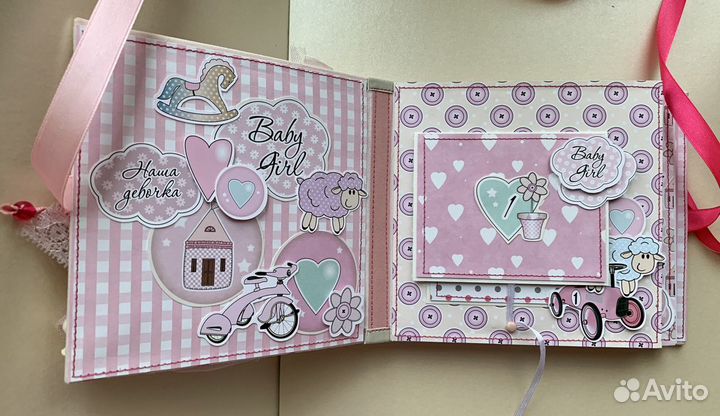 Альбом для фотографий детский ручной работы
