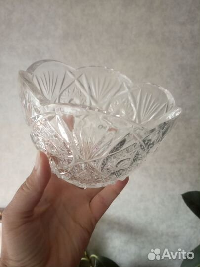 Салатник хрусталь СССР