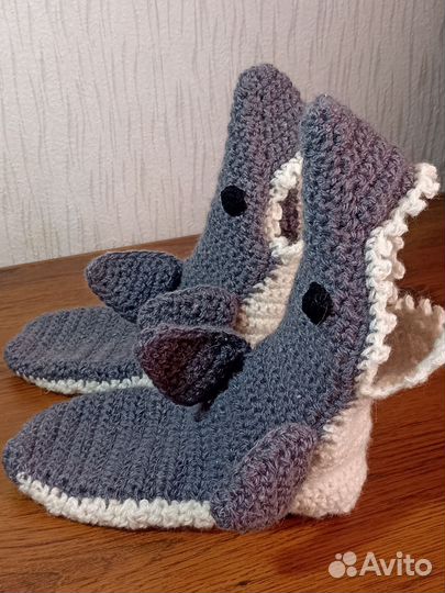 Вязанные Носки Акулы