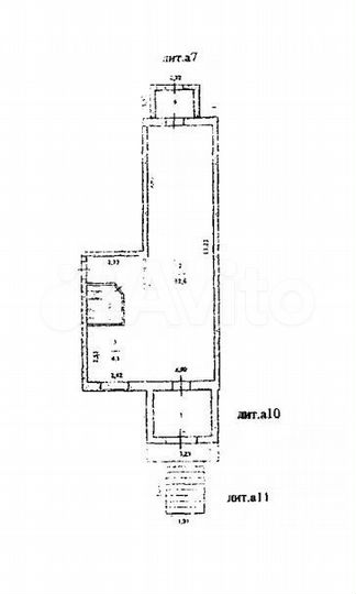 Помещение свободного назначения, 53.4 м²