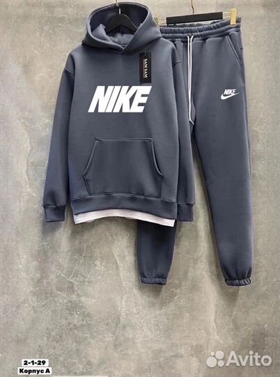 Костюм подростковый на флисе с капюшоном 134-164