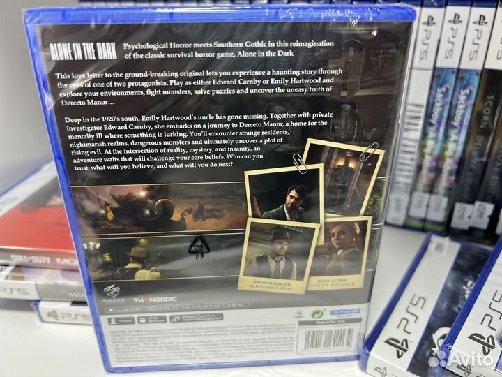 Диск Alone in the Dark для Sony PS5 / Новый