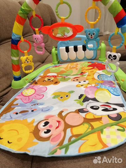 Развивающий игровой коврик с пианино