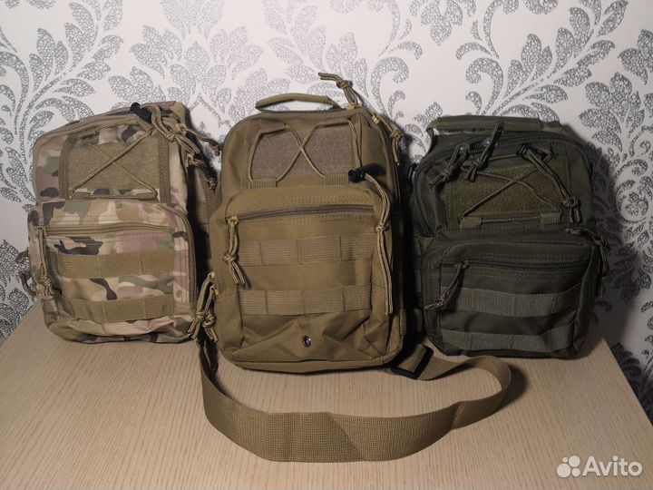 Сумка плечевая тактическая