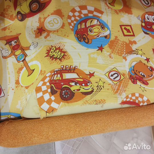 Детская кровать диван с мягкими бортиками