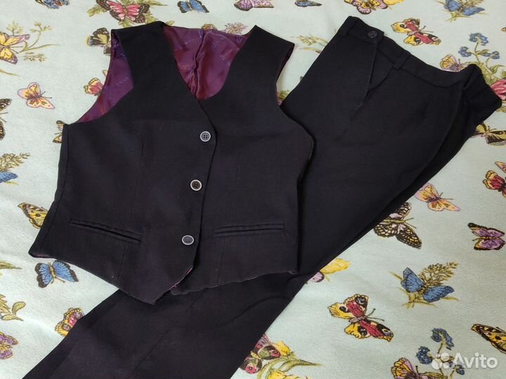 Школьный костюм для мальчика 146 синий