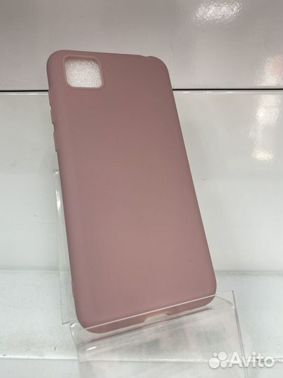 Чехол силиконовый huawei Honor 9S розовый