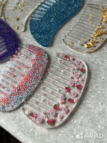 Расчески из эпоксидной смолы