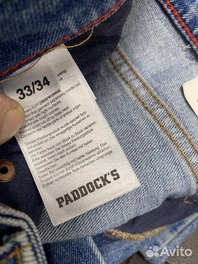New Мужские Джинсы Paddock'S раз 33/34