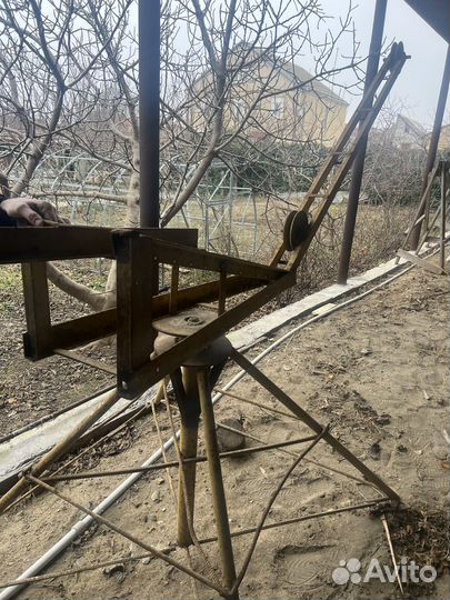 Мини кран строительный