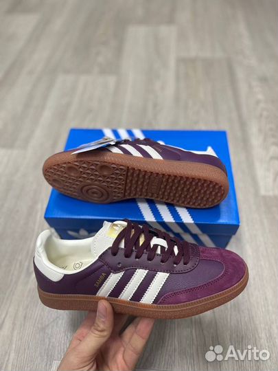 Кеды adidas Originals Samba OG burgundy