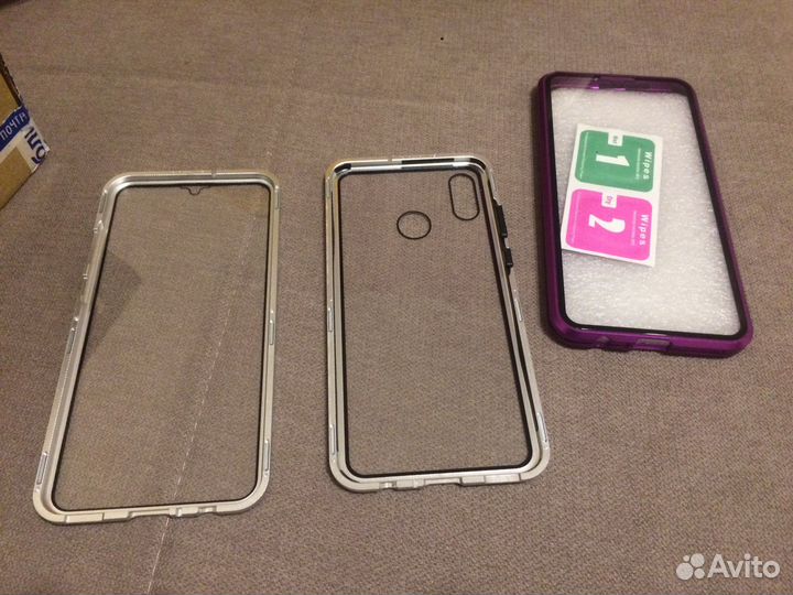 Чехол для Honor 10 lite магнитный алюминиевый