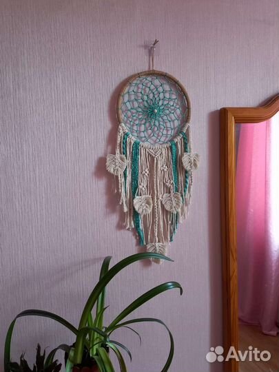 Макраме панно ловец снов