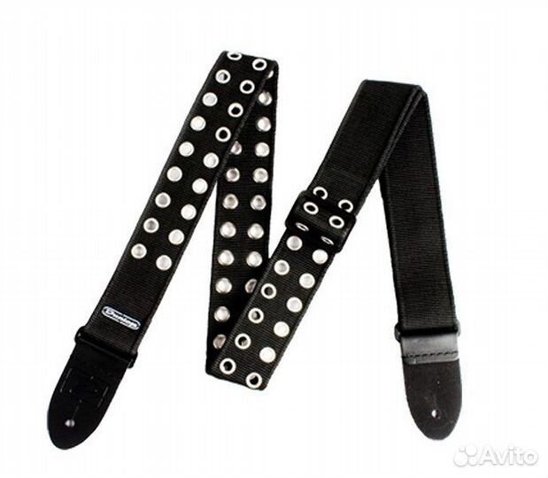 Ремень для гитары Dunlop D38-19BK Grommetl