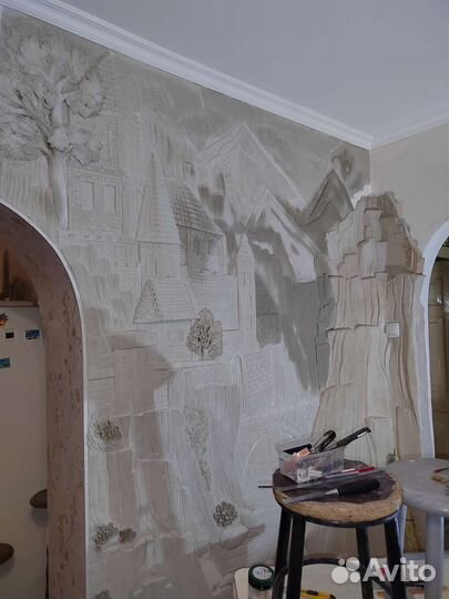 Гипсовый барельеф