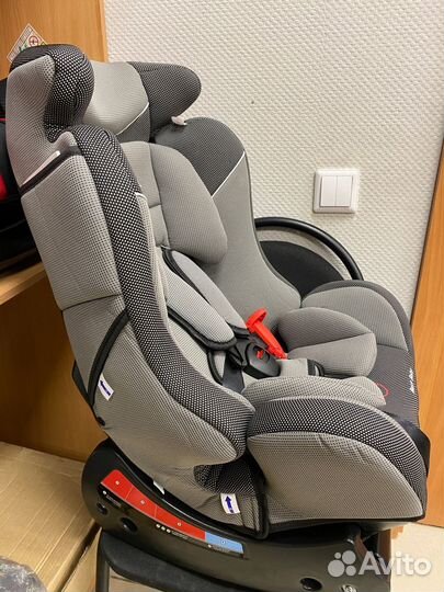 Автокресло 718 Teddy Bear бордовое (0-25кг)