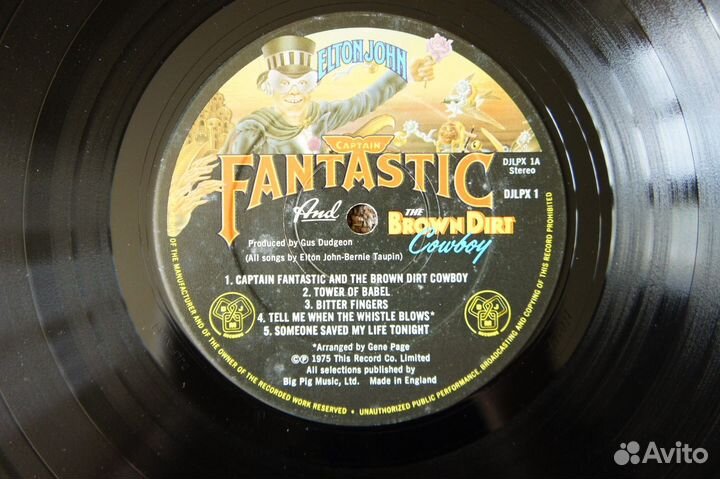 Elton John - Captain Fantastic And The - UK-75-LP
