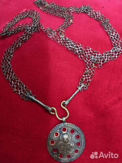 Старообрядческая ладанка с цепью гайтан 1