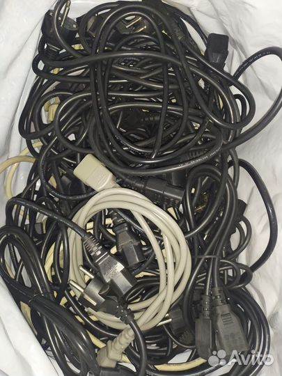 Компьютерные кабеля: питание, удлинитель, usb, vga
