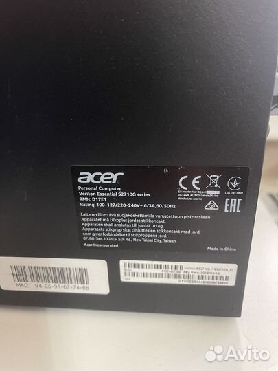 Пк Aser Veriton