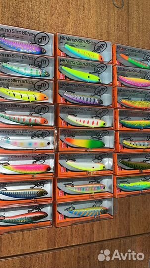 Раттлины и вибы Nemo Slim 80 mm. 22 g