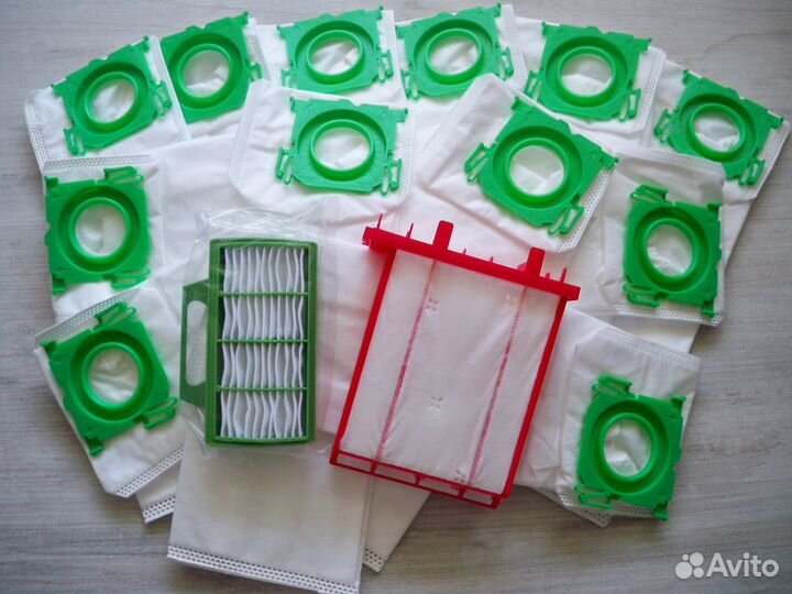 Мешки для пылесоса Bork V7D1 - 12 шт + 2 фильтра