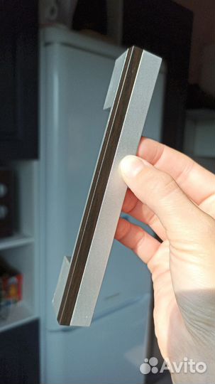 Мебельные ручки пластик 96 мм металик венге