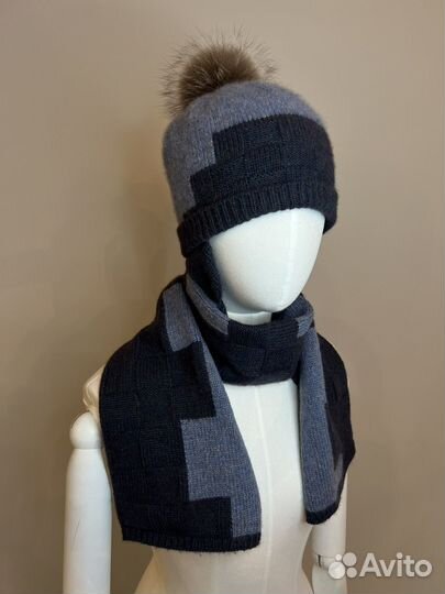 Комплект шапка и шарф оригинал