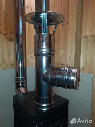 Печь буржуйка чугунная