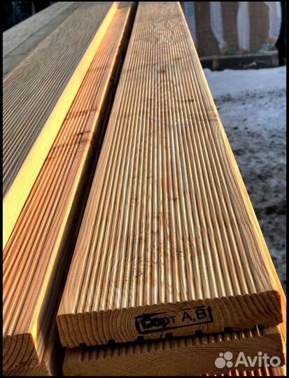 Доска для террасы : сорт В, все размеры, Ель, дост