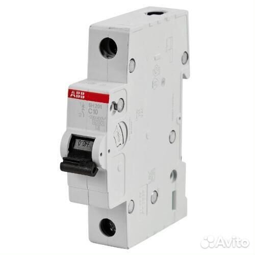 Автоматический выключатель ABB SH201 1P 10A 6кА